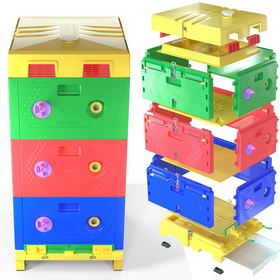 BeeHive Plastic Langstroth Size - 3 layers INSULATED Plastic Beehive- 3 LAYERS