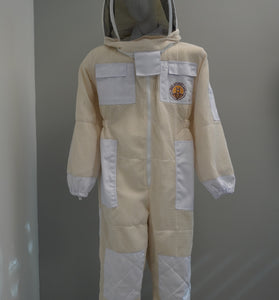 Unisex 3 Layers Ventilated White Beekeeping Suit - EXTRA- EXTRA LARGE SIZE (XXL)
