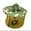 2 Pcs Camouflage Beekeeper Hat with Bee Veil - Beekeeping Protective Hats