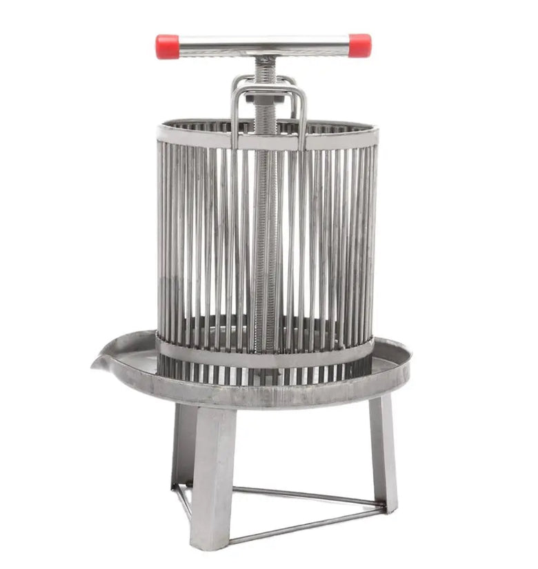 Large Stainless Steel Honey Presser for Beeswax
