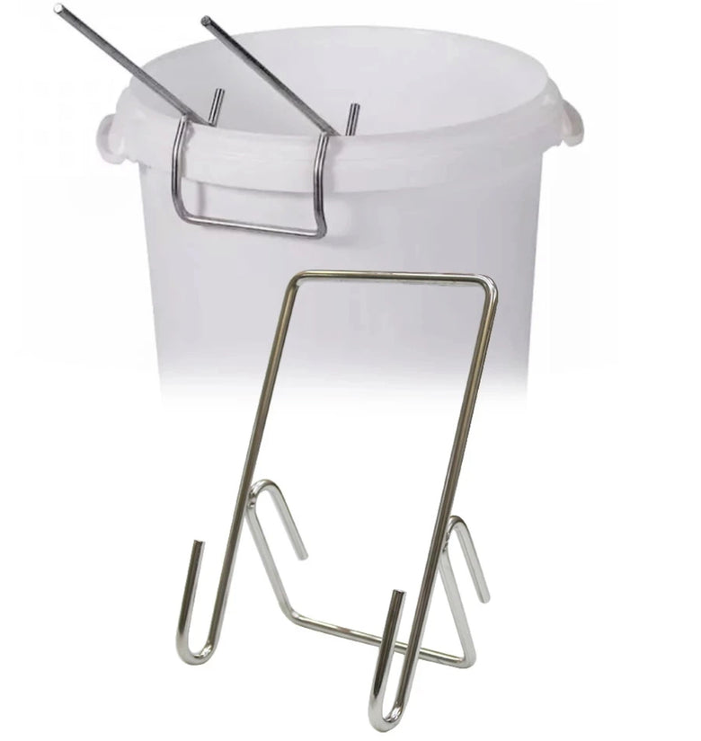 Pail Perch Stainless Steel , Honey Bucket Rack , bee Honey Bucket Holder Rack