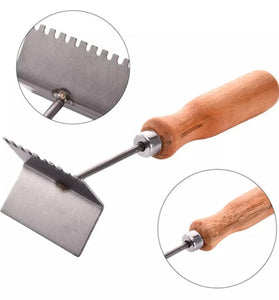 Queen Bee Excluder Cleaner , Beekeeping Cleaning Tool, Wood Handle