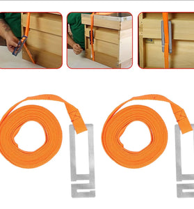 2 pcs Beehive Strap, Beehive Tie Polyester for Beehive 16.4 feet long x 1 inch