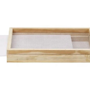Wooden Screened Bottom Board with Drawer for 4 Frame Langstroth Nuc Beehive