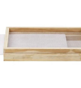Wooden Screened Bottom Board with Drawer for 5 Frame Langstroth Nuc Beehive
