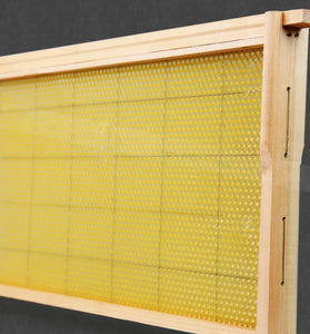 Beehive Deep Frame Assembled with Wax Foundation - 10 Pack