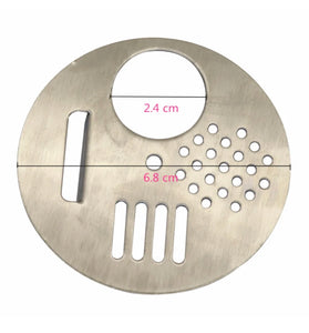 5PCS Metal Bee Hive Box Entrance Gates Discs for Beekeeping Diameter: 2.64 INCH