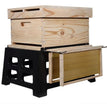 Stand with Frame Support Holder for 10-Frame Beehive